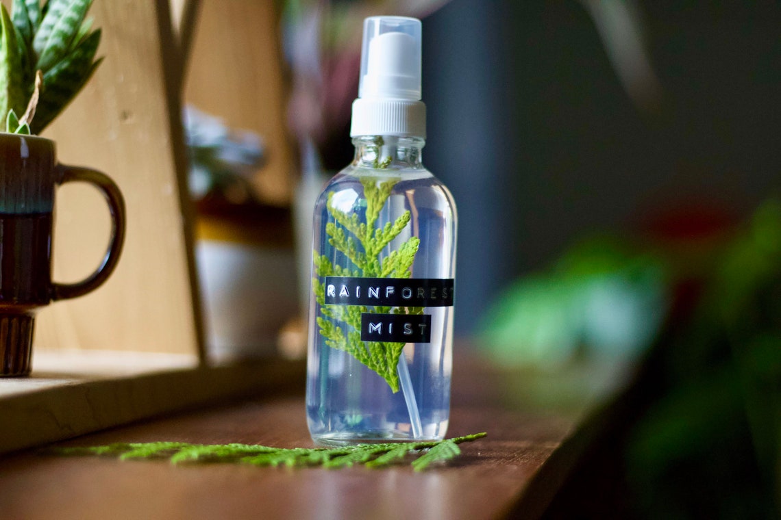 Rainforest Mist Natural Room/body Spray Essential Oil Air Etsy Canada