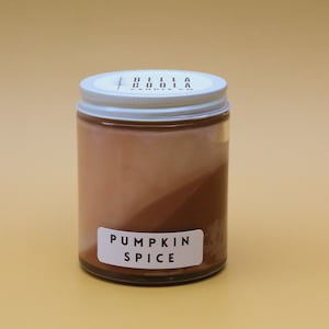 Pumpkin Spice | Soy Wax Candle | Cotton Wick | Fragrance + Essential Oils | Pumpkin | Cinnamon | Nutmeg | Ginger | 6oz Candle