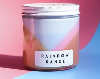 Rainbow Range | Juniper | Citron | Sage | Volcanic Rock | Soy Wax Candle | Cotton Wicks | Phthalate Free Fragrance | Essential Oils | 16oz