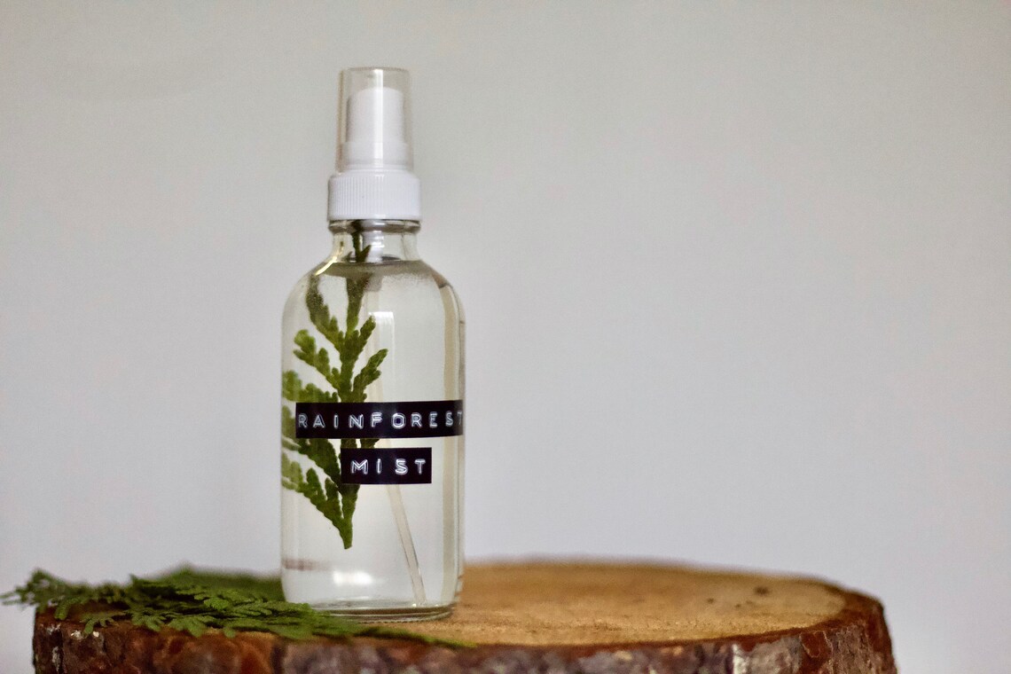 Rainforest Mist Natural Room/body Spray Essential Oil Air Etsy Canada