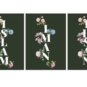 Islamic poster set