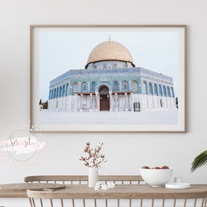 Original Photography Dome of The Rock Jerusalem Palestine Printable file A0