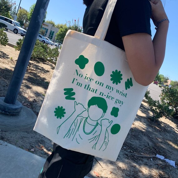 Bts hot sale tote bag