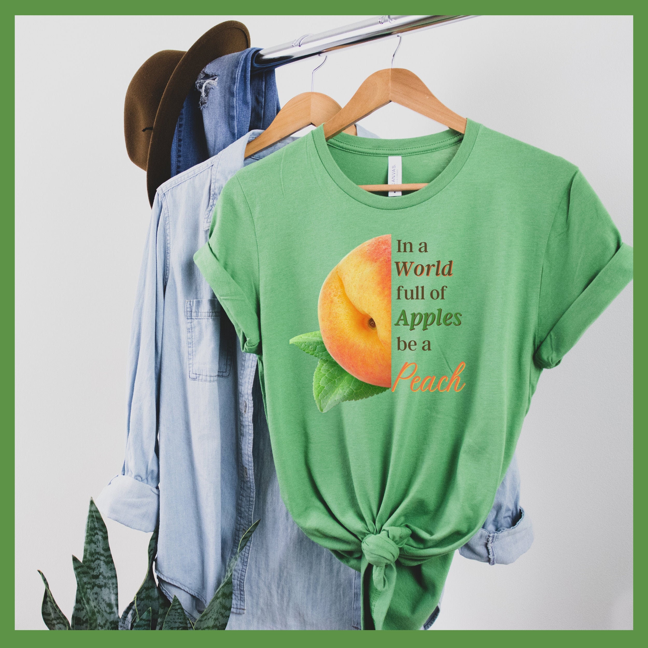 Women's Apparel Peaches Shirt Fruit Shirt Peaches Etsy