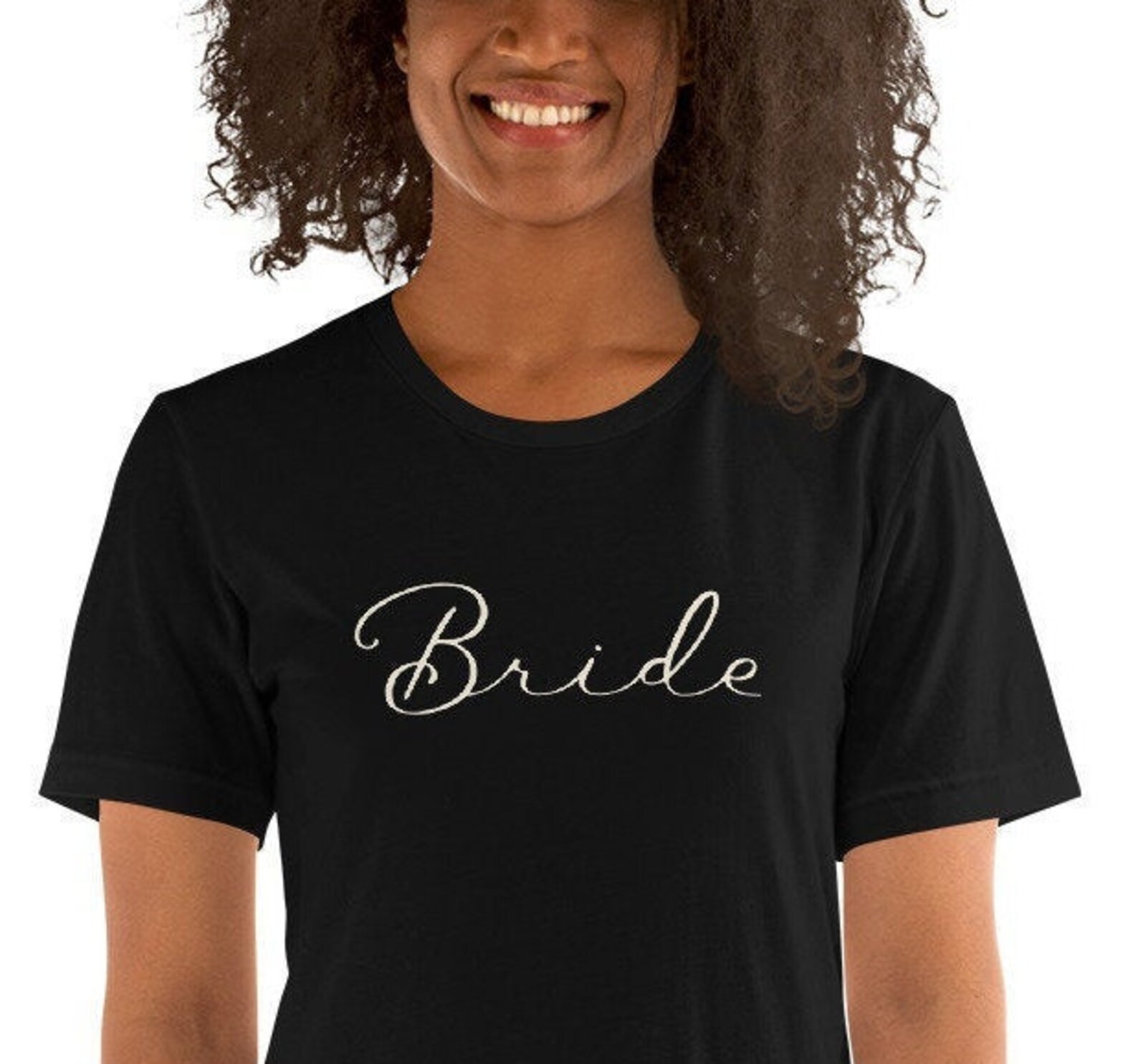 black bride shirt