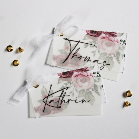 Place cards Etsy