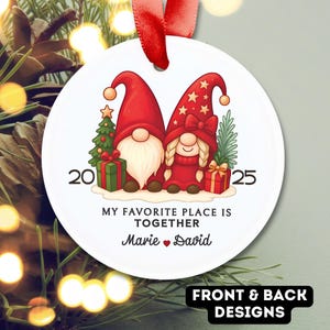Personalized Christmas Acrylic Ornament, Holiday Ornament, Custom Family Gift, Winter Decoration, Collectible Keepsake