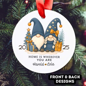 Personalized Christmas Acrylic Ornament, Holiday Ornament, Custom Family Gift, Winter Decoration, Collectible Keepsake