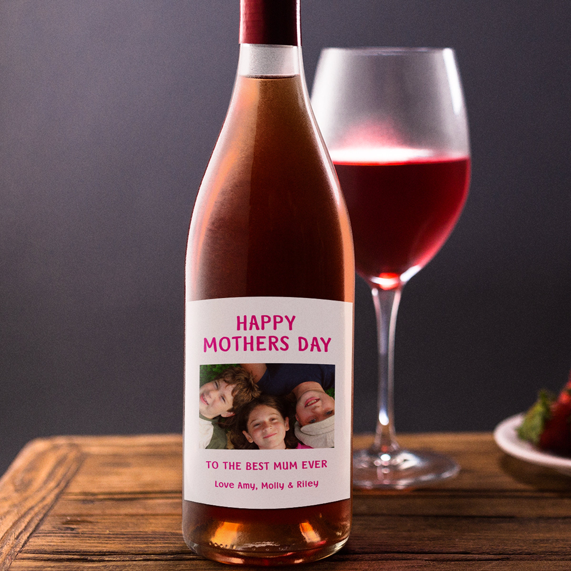 Mothers Day Mum Mom Birthday Personalised Wine Bottles Labels Etsy