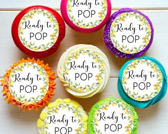 Vorgeschnittene essbare Kuchen- oder Keksdeckel, Babyparty, essbar