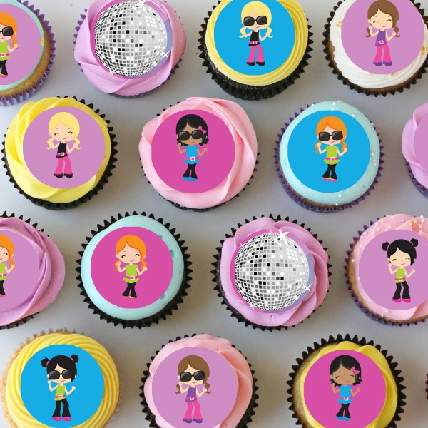 Disco Cake Toppers Etsy Australia