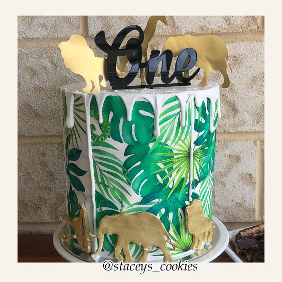 Fern Tree Cake/Cupcake Topper Decorations on Edible Rice Paper 