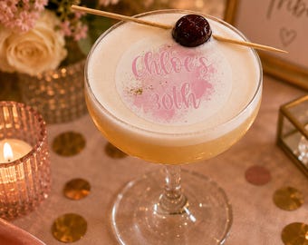 Essbare Cocktail-Toppings für die Geburtstagsparty