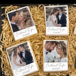 Polaroid Photo Rectangle Edible Sugar Cookie or Cupcake Toppers