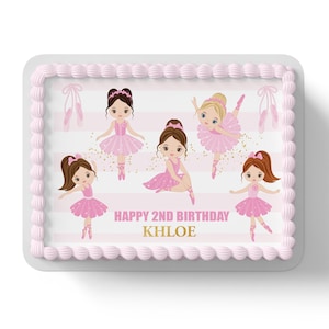 Ballerina Sheet Cake - Etsy