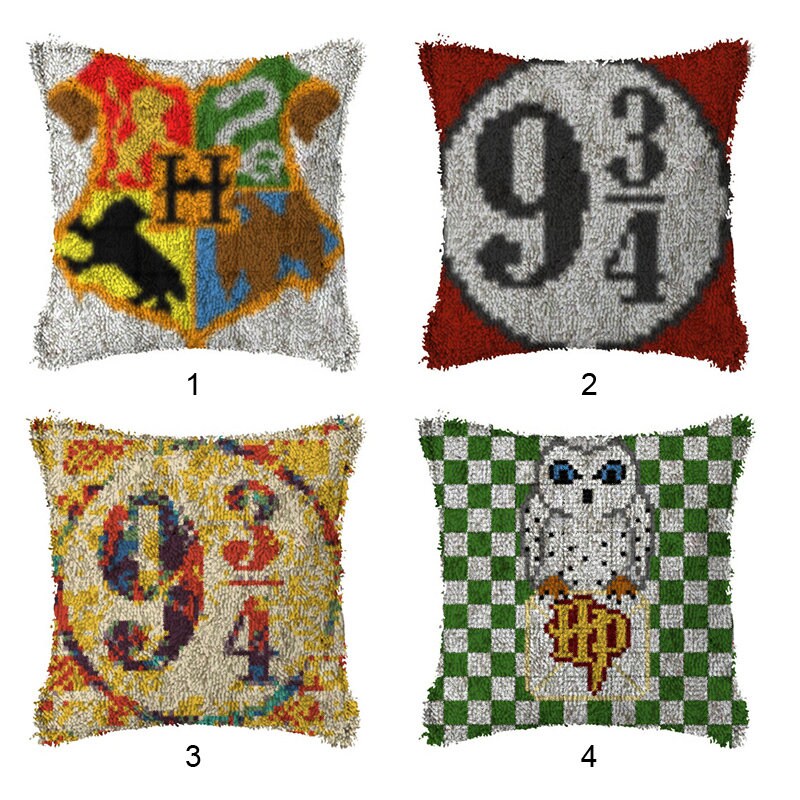 Latch Hook Pillow Harry Potter Smyrna European And American Etsy