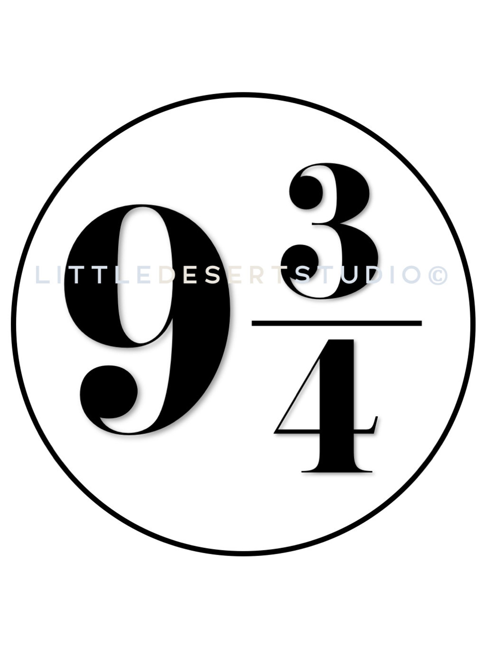 Harry Potter Printable Wall Art Platform 9 3/4 Home Etsy