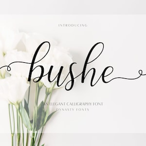 Kalligraphie Schreibschrift: Moderne Hochzeitsschrift (Digitaler Download)