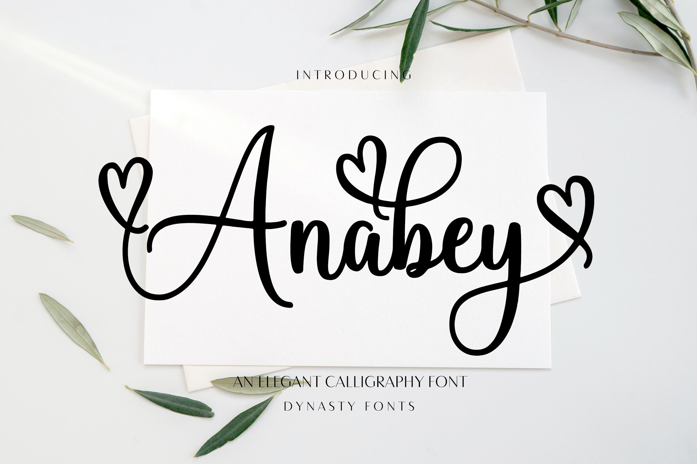 Schrift Mit Herz Kalligraphie Schrift Digitale Schriftart Script 