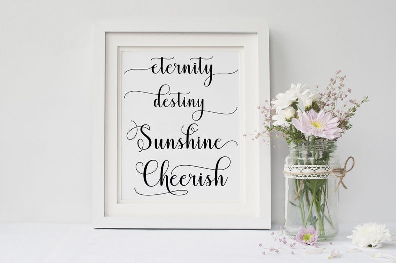 Helen Script Font: Modern Calligraphy Wedding Font (digital Download ...