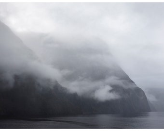 Milford sound 3, New Zealand, Milford, Landscape, South Island, Middle Earth, Mountains, Fjord.