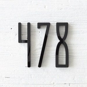 House Numbers Patara - Address Sign - 4 Inch