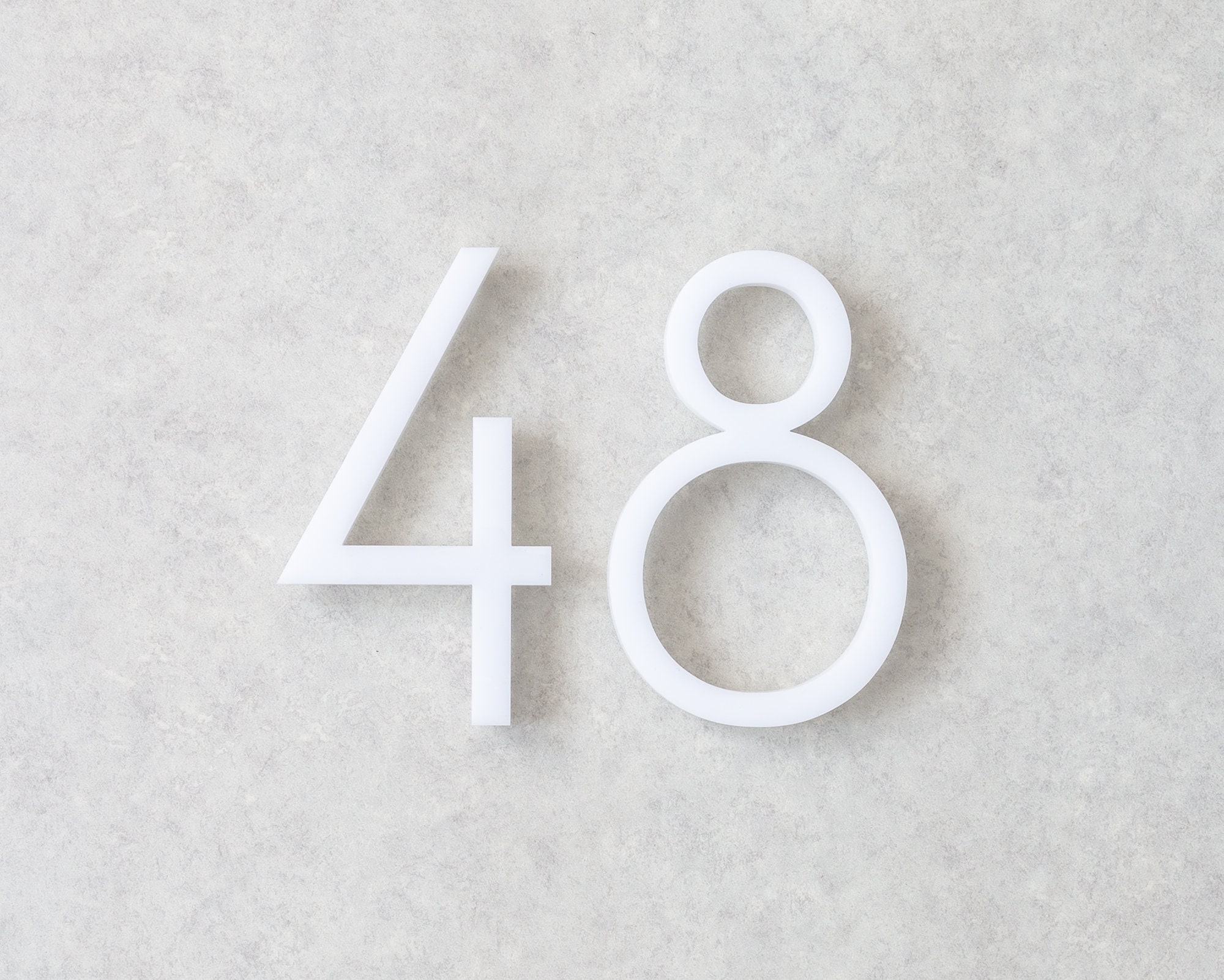 8 inch House Numbers Modern Farmhouse Apartment Building | Etsy