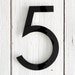 12 Inch Large Modern House Numbers Architectural Home
