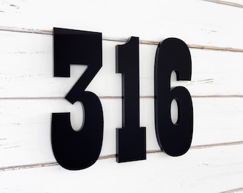 8 inch Western Style House Numbers and Letters
