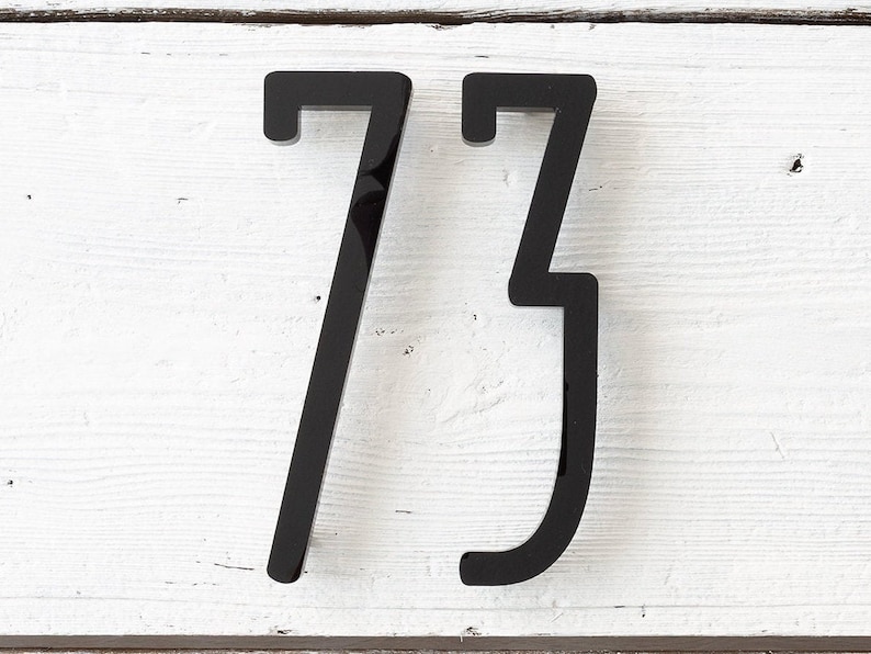 House Numbers Aspendos Address Sign 8 Inch image 4