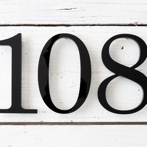 3 Inch Modern House Numbers Letters Etsy UK