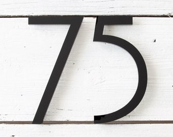 10 inch Modern House Numbers - Address Numbers - Architectural Large Address Sign - (B10)