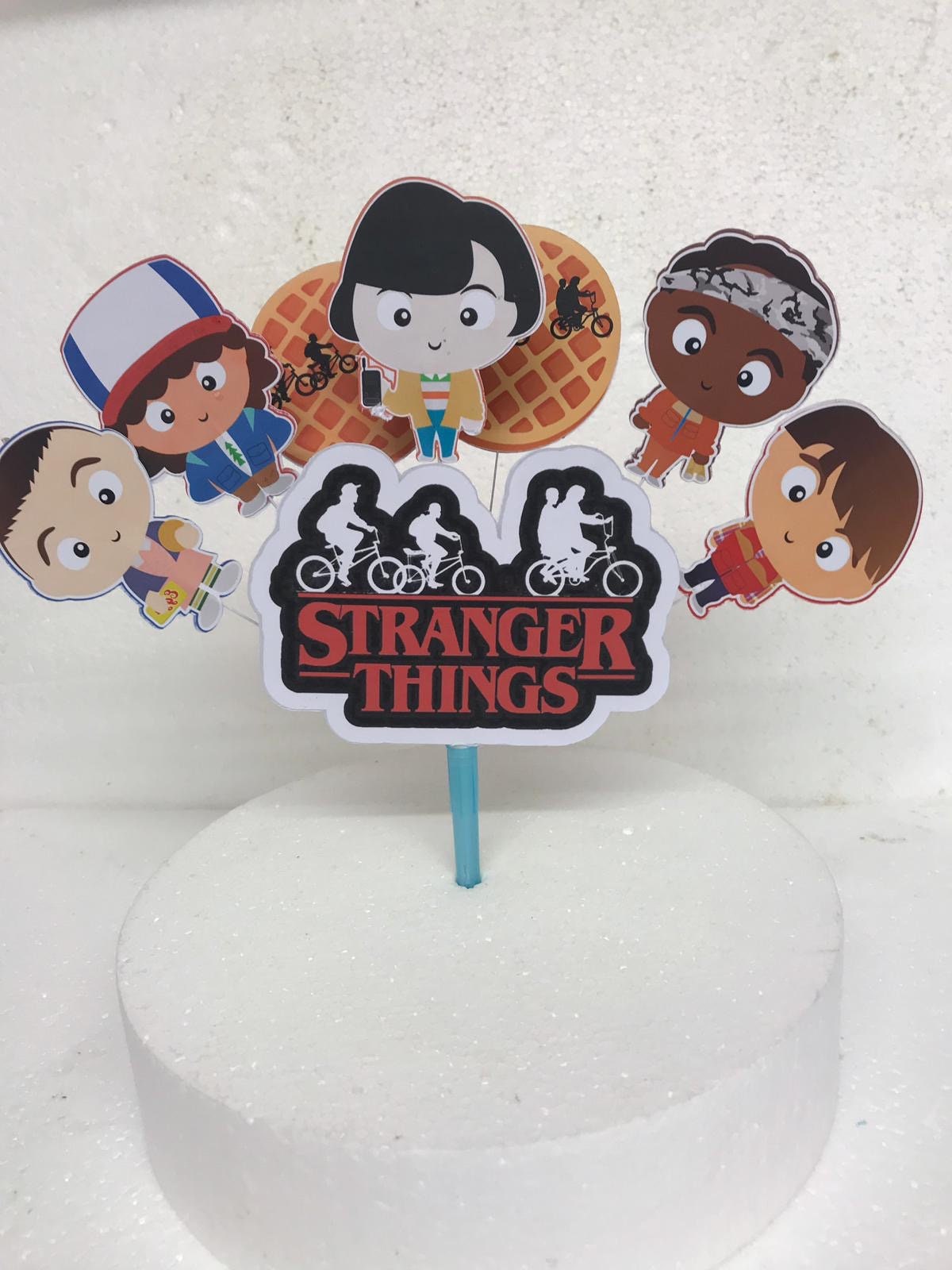 Stranger Things Birthday Cake Topper unofficial - Etsy India