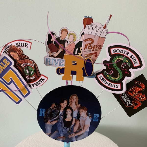 Riverdale cake topper display  in pick (unofficial)