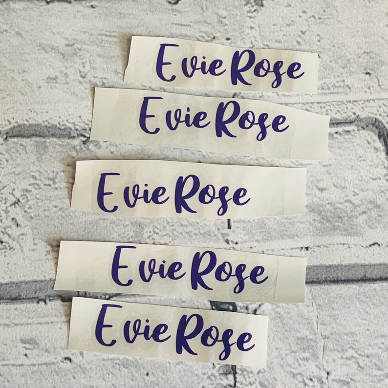 Self adhesiVe Vinyl Words any wordS names stickers dEcals all Etsy