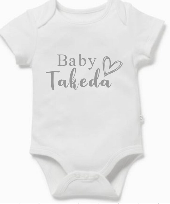 PERSONALISED unisex BABY clothing vest babygrow baby shower gift ANY SURNAME
