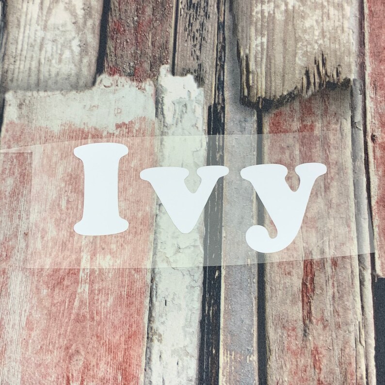 Htv Iron on Vinyl Words Any Words Names Stickers Decals All - Etsy UK