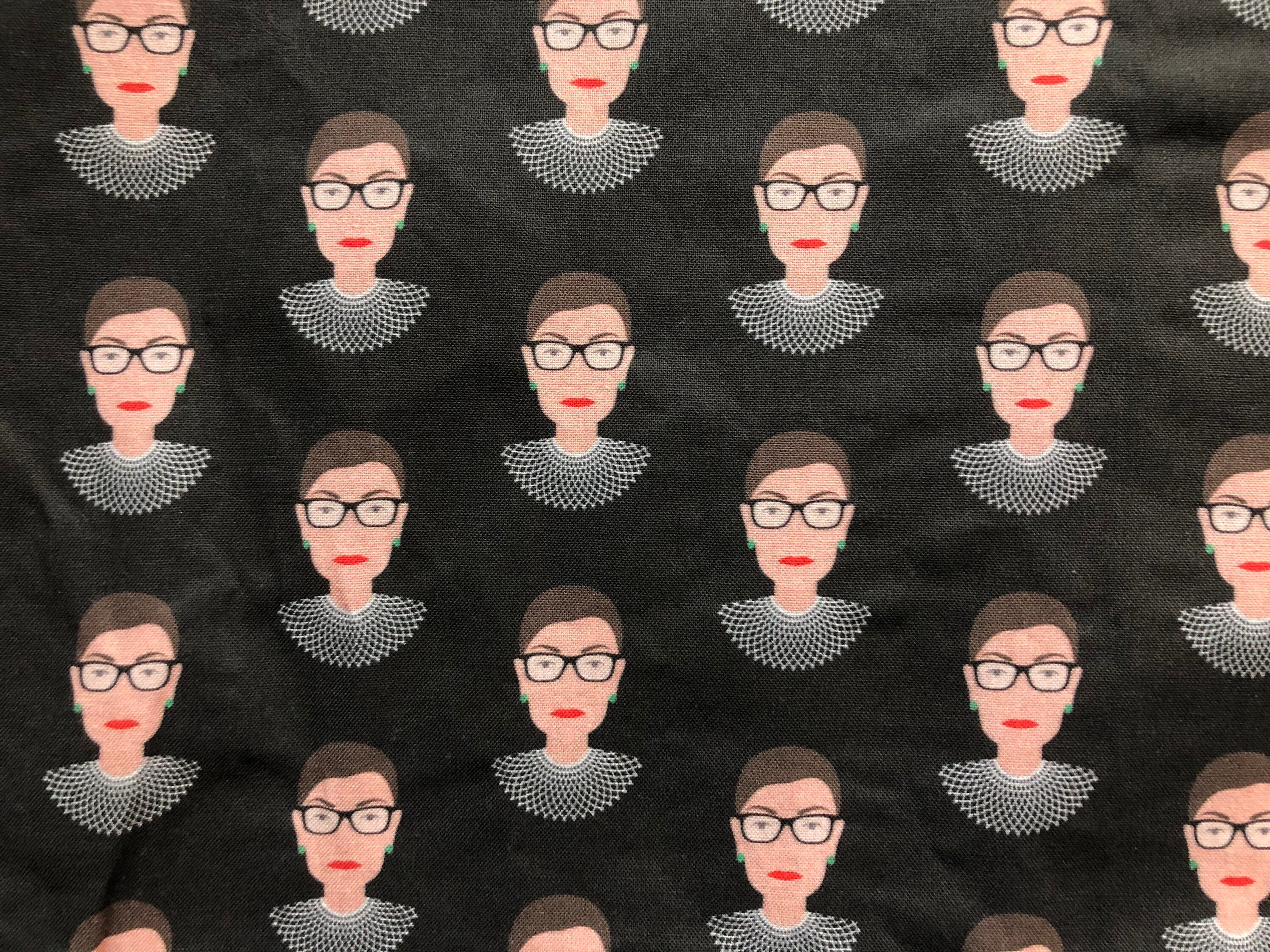 RBG Tribute Dog Bandana and Face Mask Single Layer Tie On Etsy