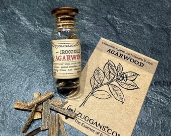 Crocodile Agarwood Incense Chips 3g - Indonesian Aetoxylon - White Oudh | Oud