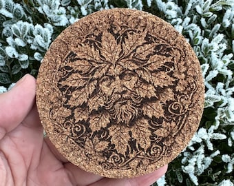 Green Man Drinks Coaster