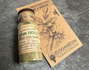 Holly Powder – Sacred Ogham Tree Magick | Protection • Strength • Sovereignty