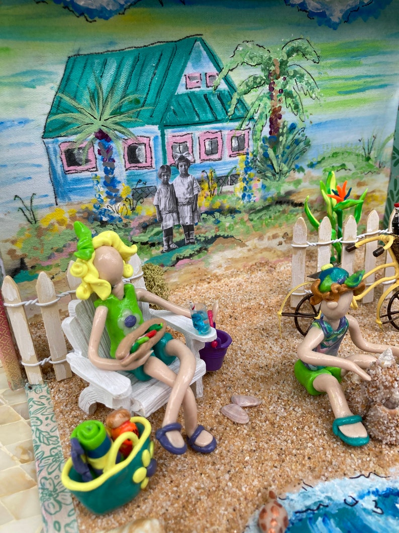 Handmade Miniature Beach Display beach House Ii Etsy