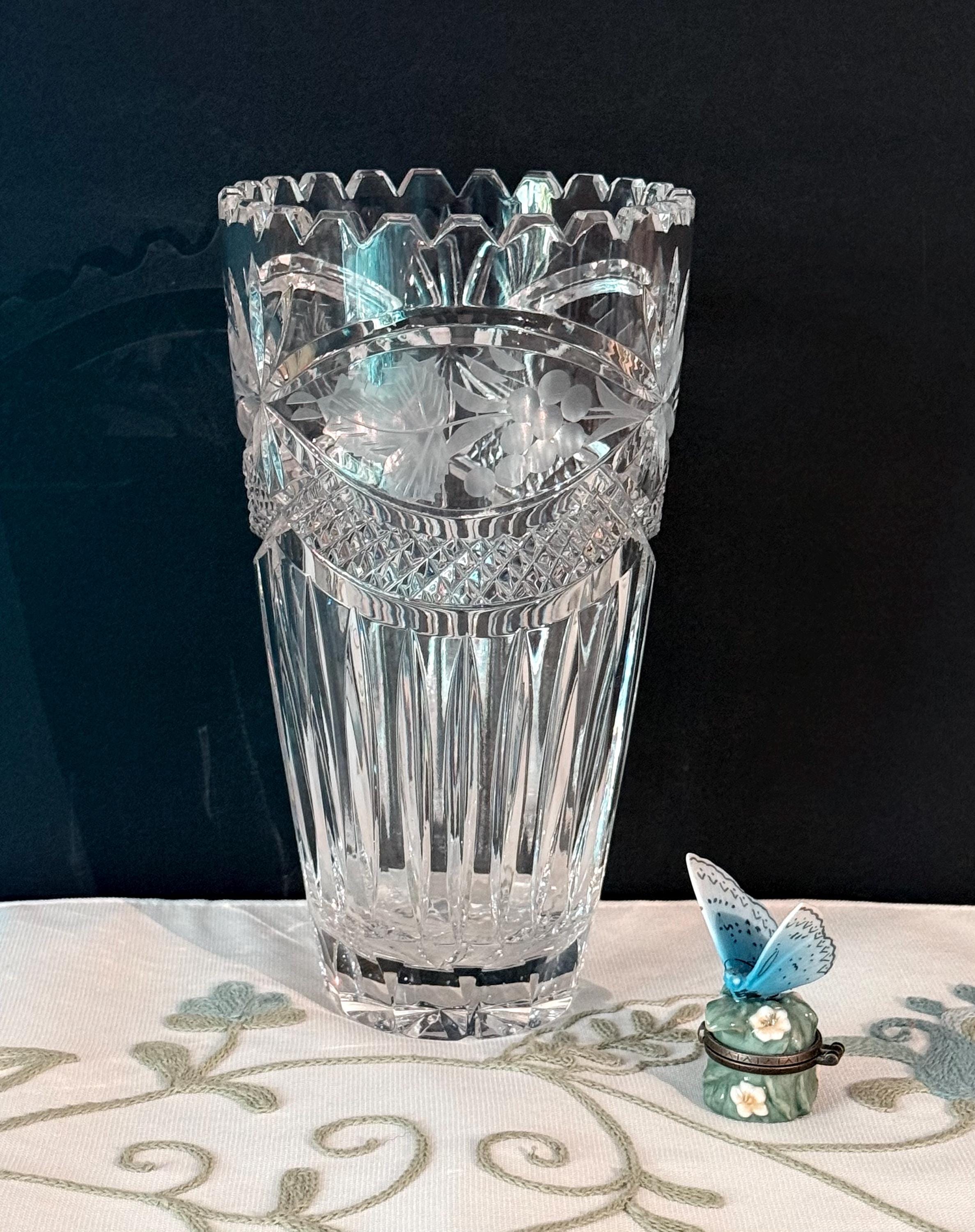 Lausitzer Crystal Vase - Etsy