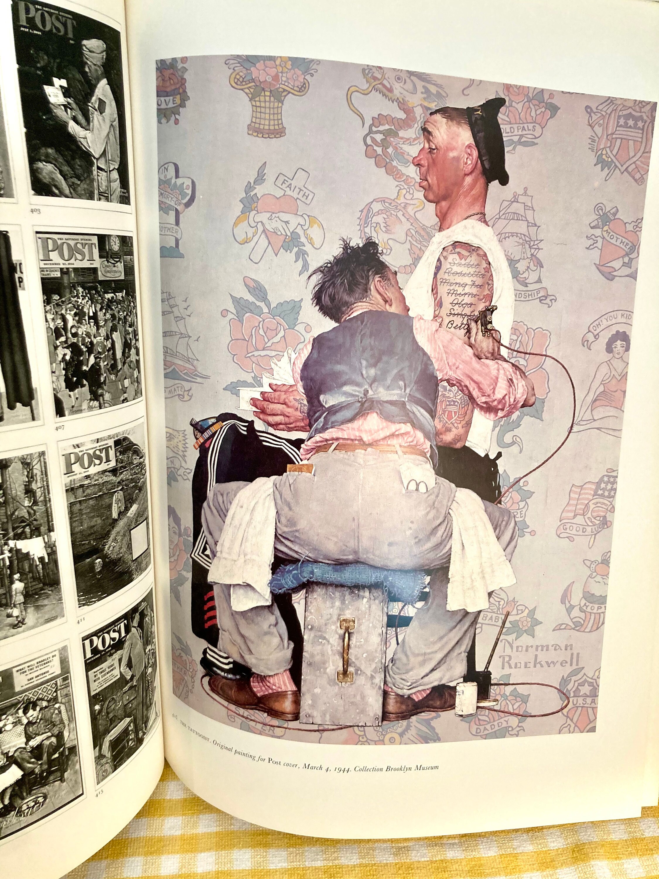 Norman Rockwell: Artist and Illustrator - Vintage Coffee Table