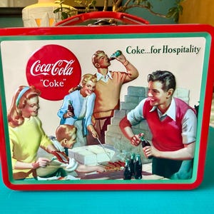 Coca Cola Lunch Box - Etsy