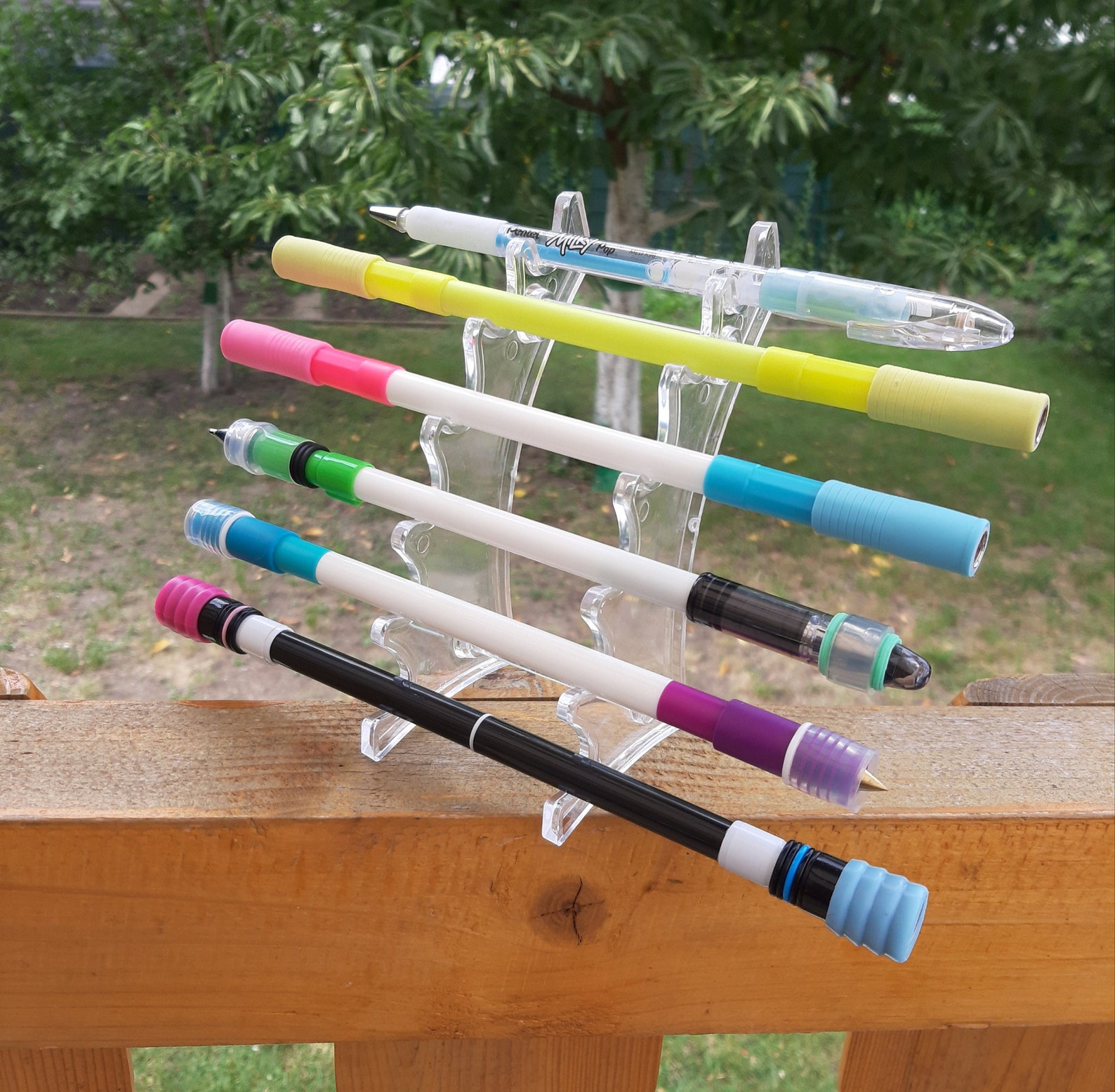 Plastic Pen Holder DIY Penspinning Pen Uxz Etsy