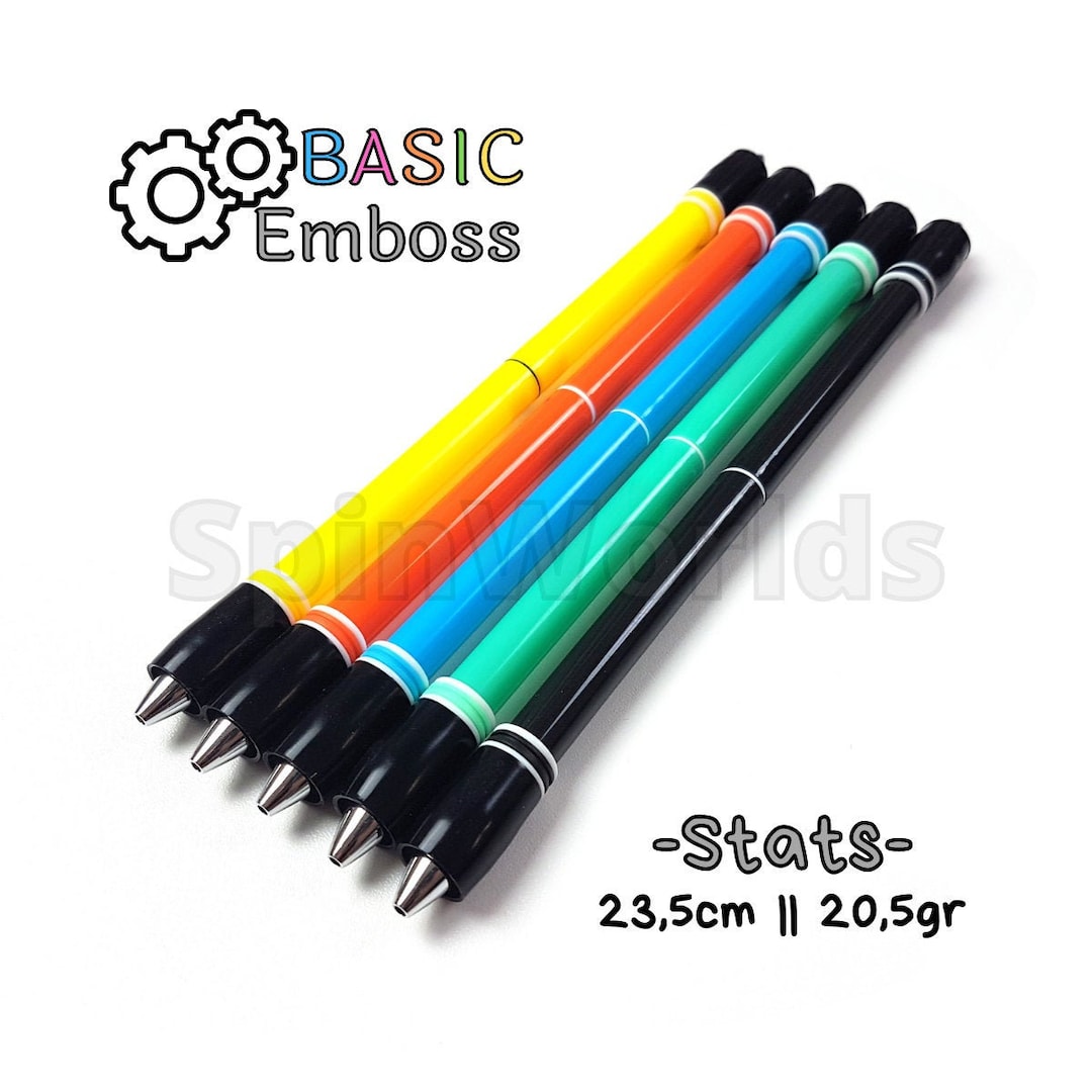 Basic Emboss Mod - Penspinning Pen - Spinworlds - Etsy