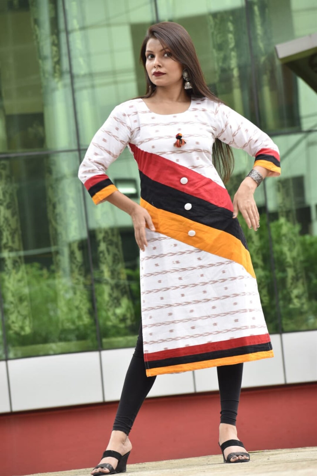 Sambalpuri Kurti cotton - Etsy Singapore