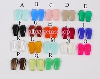 AAA + Qualität 3 Match Paar Mix Natürliche Edelstein Sarg Form ca.10 x 7 MM Tablette geschnitten Hochglanzpoliert, Edelstein handgefertigt, Suberb Artikel