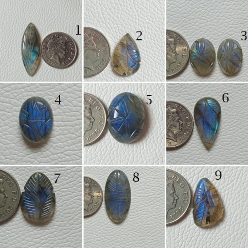Top Designer Labradorite Cab Carving jewelry Making Mix Shape Natural Labradorite Gemstone AAA Quality Super Flashy Labradorite Carved